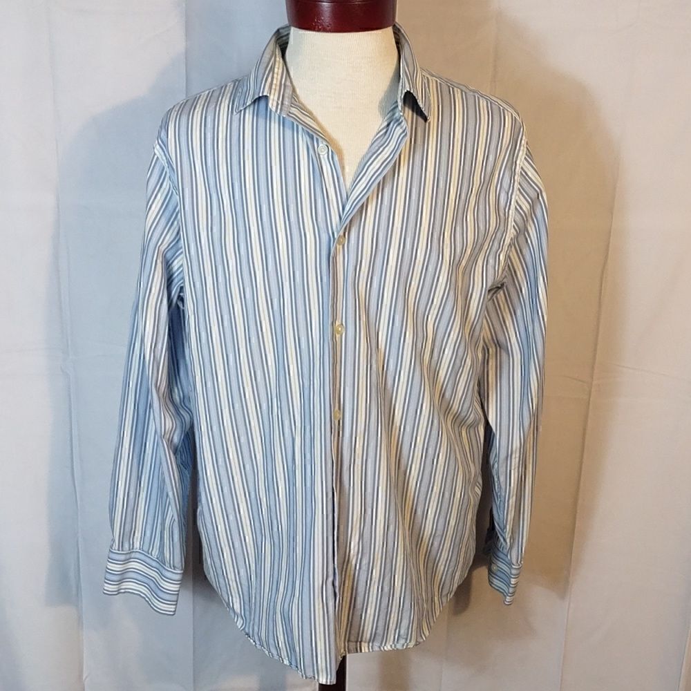 Banana Republic Men's Striped Shirt